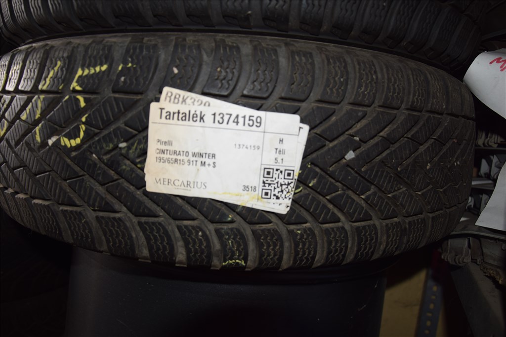  195/6515" használt Pirelli téli gumi gumi 2. kép