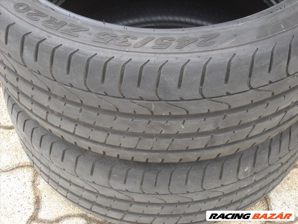245/35 ZR 20 91Y Pirelli P Zero 2 db Nyári Gumi 6mm Jó állapotban DOT4 2. kép