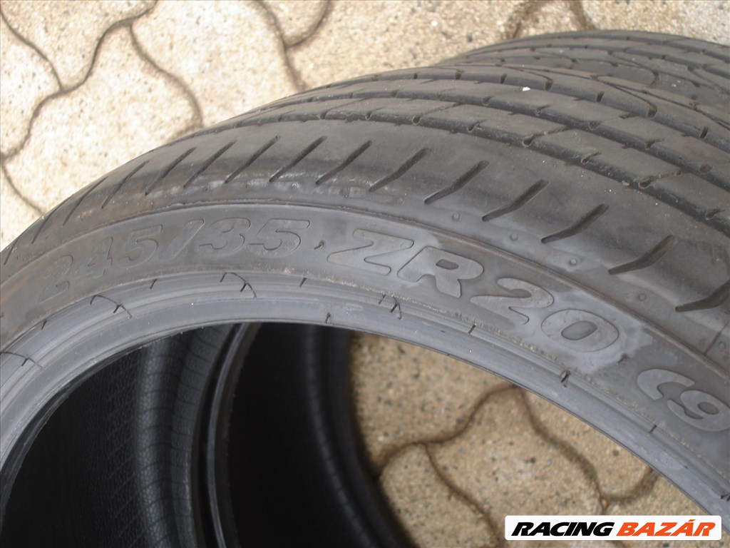 245/35 ZR 20 91Y Pirelli P Zero 2 db Nyári Gumi 6mm Jó állapotban DOT4 4. kép