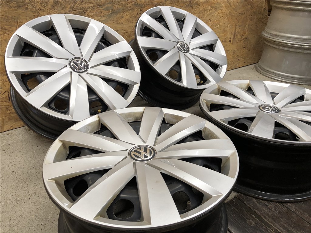  5x112 lyukosztású 6,5JJ 16" használt (gyári felni) lemezfelni 5. kép