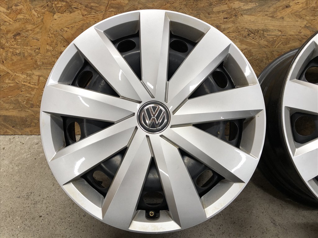  5x112 lyukosztású 6,5JJ 16" használt (gyári felni) lemezfelni 6. kép