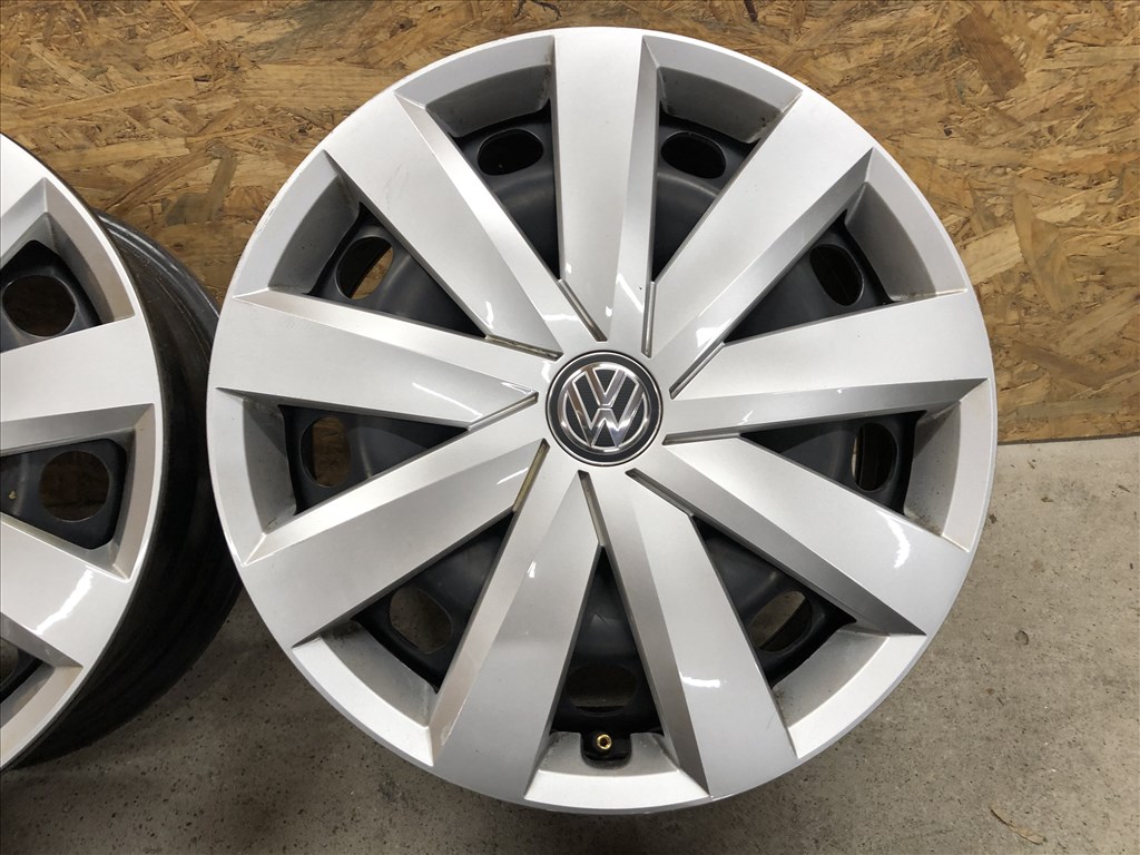  5x112 lyukosztású 6,5JJ 16" használt (gyári felni) lemezfelni 7. kép