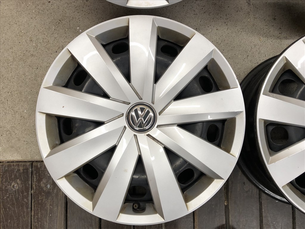  5x112 lyukosztású 6,5JJ 16" használt (gyári felni) lemezfelni 8. kép