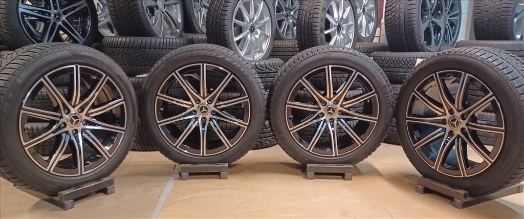 Mercedes W223 S klasse 5x112 8,5x19" 255/45 R19 téli gumikkal 4db 6. kép