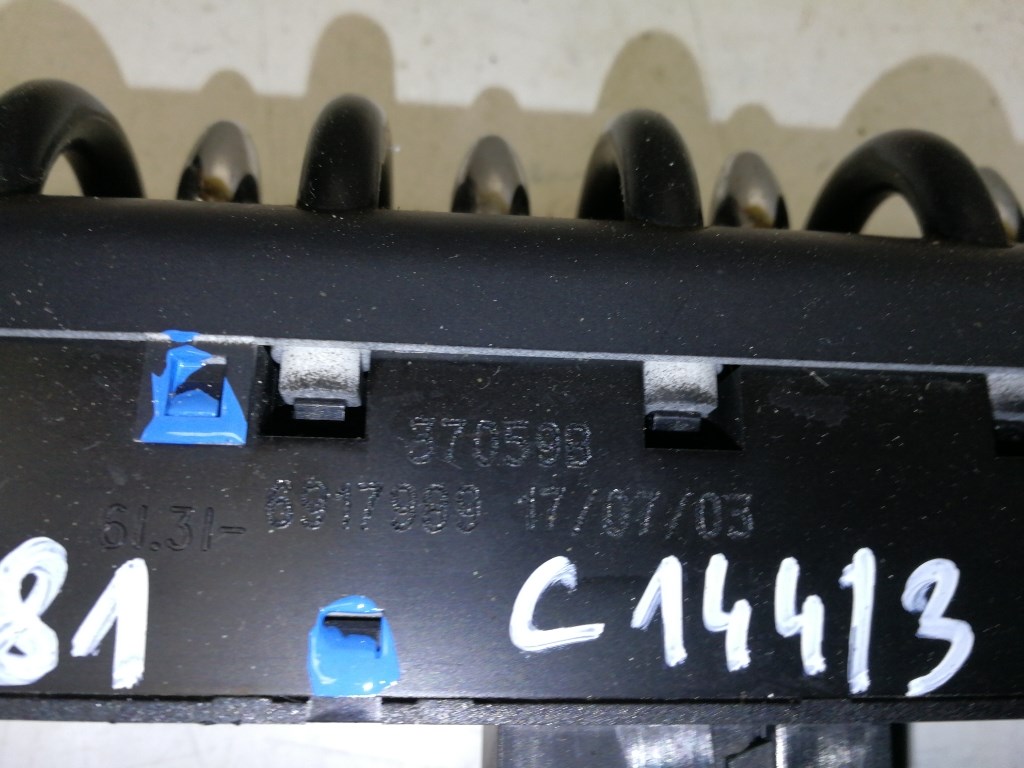 Mini cooper (R50/R53) ablakemelõ kapcsoló 61316917989 3. kép