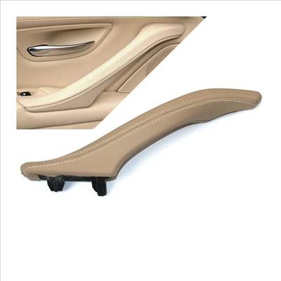BMW F10 F11 F18 ajtóbehúzó, kapaszkodó belső+külső bőrözött bézs