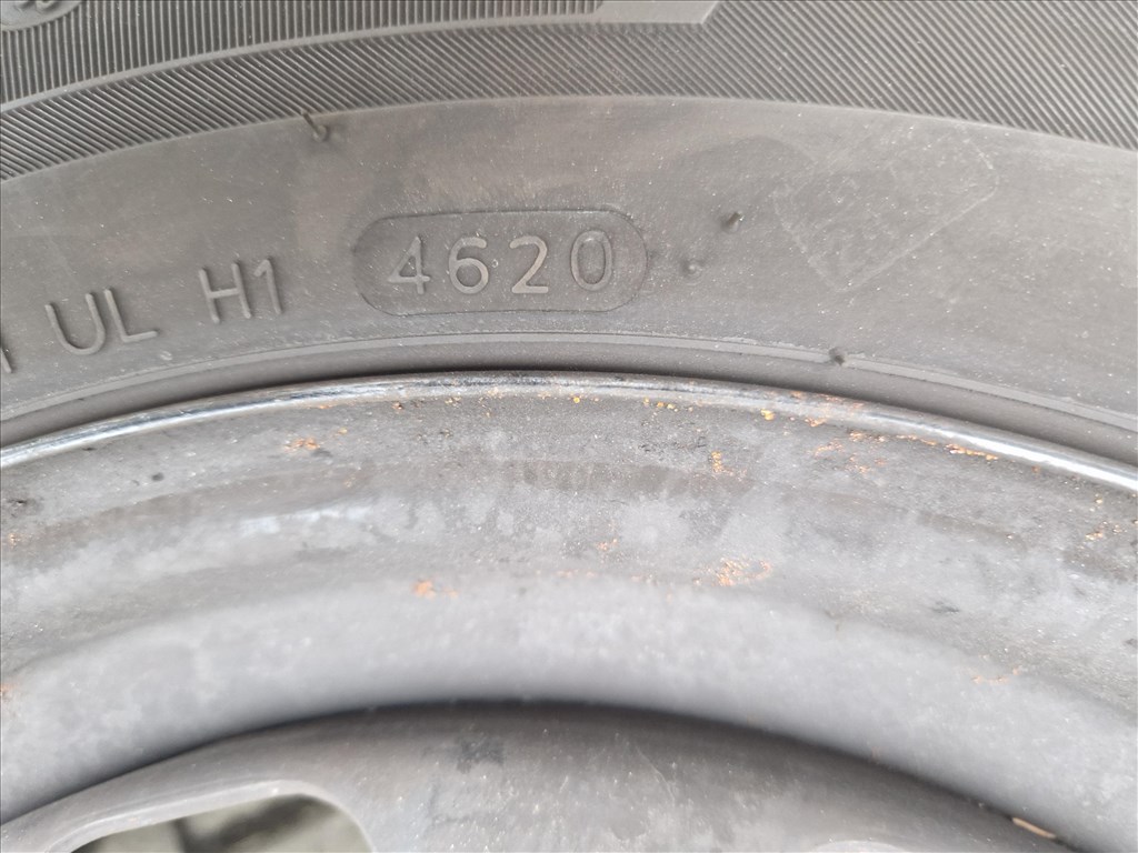  5x100 15" lemezfelni pár Hankook négyévszakos gumival (26132) 4. kép