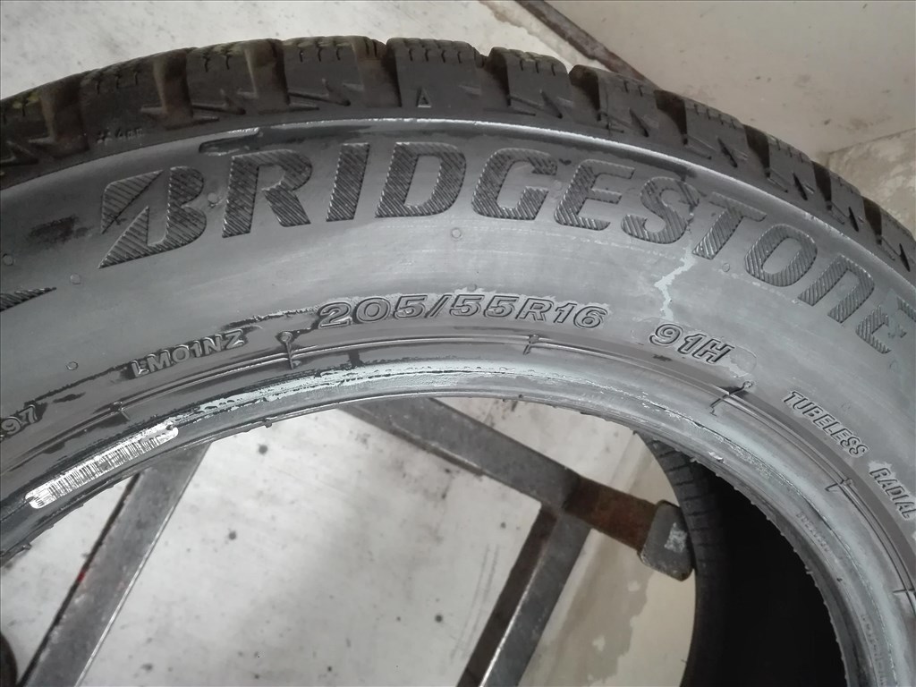 205/55R16 Bridgestone téli gumi garnitúra 205/55 r16 8. kép