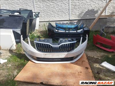 Skoda Octavia 3 facelift első lökhárító 