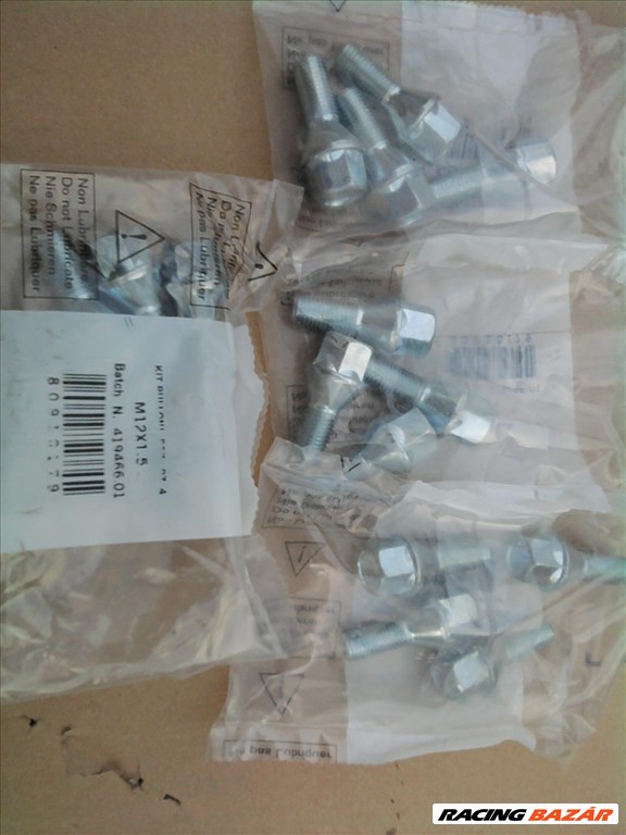 Alufelni csavar , új ,12x1,5-ös kúpos 7. kép