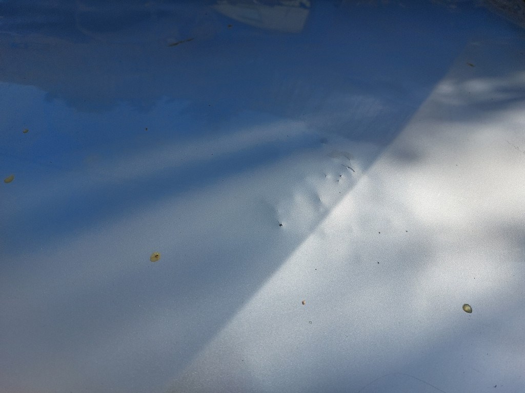 BMW E46 sedan touring facelift sérült ezüst titansilber titansilver motorháztetõ géptetõ - törött 2. kép