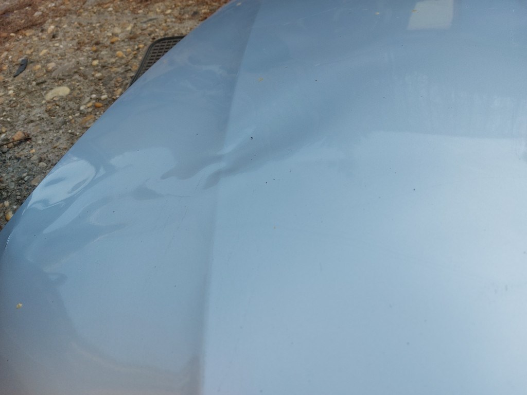 BMW E46 sedan touring facelift sérült ezüst titansilber titansilver motorháztetõ géptetõ - törött 5. kép