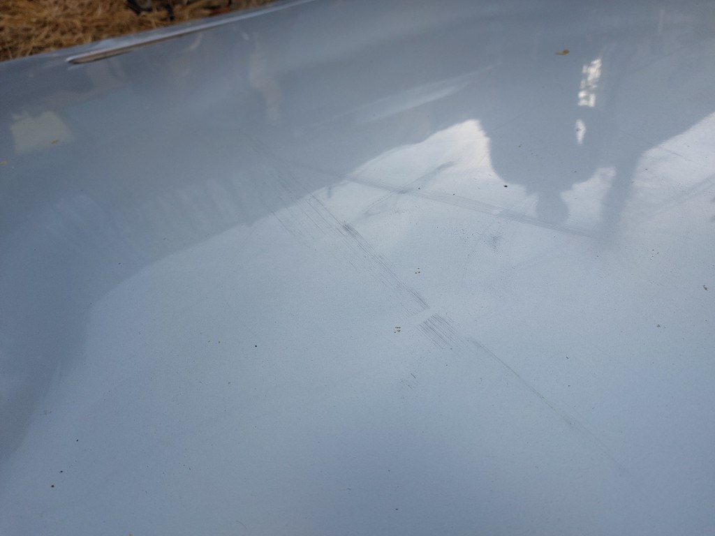 BMW E46 sedan touring facelift sérült ezüst titansilber titansilver motorháztetõ géptetõ - törött 8. kép