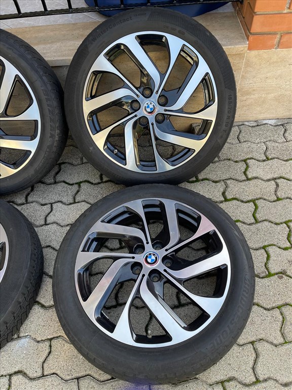 19 colos Bmw i3 turbina alufelni 19 col fekete front políros gyári 3. kép