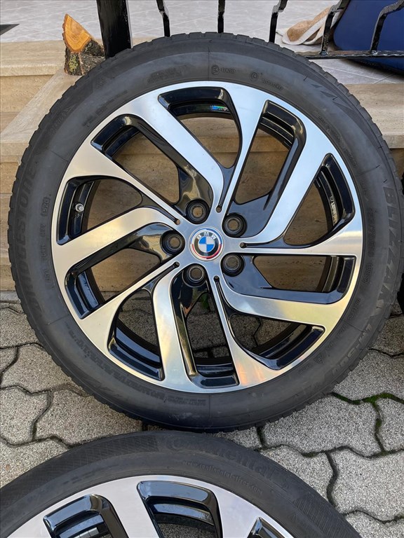 19 colos Bmw i3 turbina alufelni 19 col fekete front políros gyári 5. kép