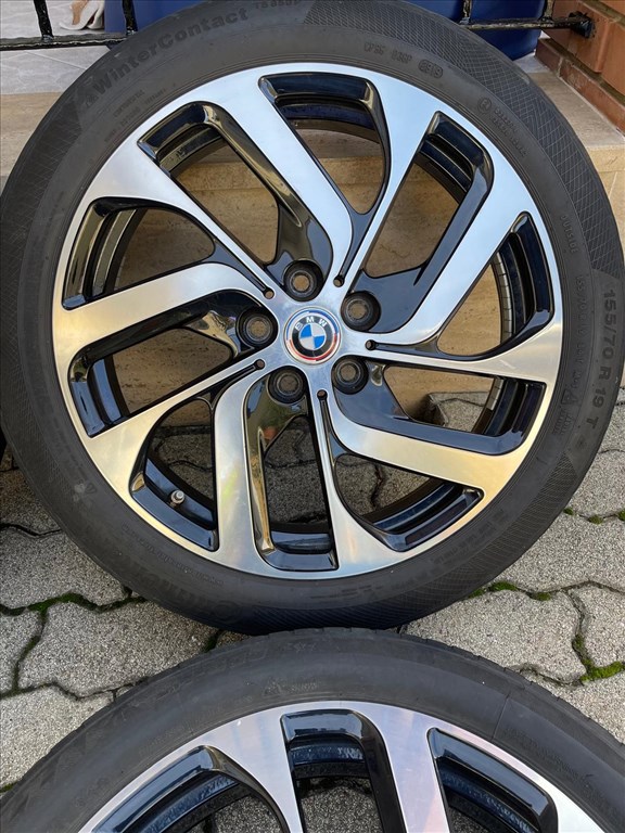 19 colos Bmw i3 turbina alufelni 19 col fekete front políros gyári 6. kép