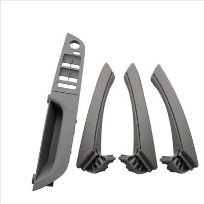 BMW E90 / E91 ajtóbehúzó + kapcsoló konzol Szett Szürke - rövid