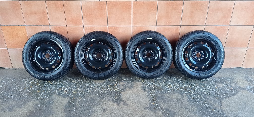 SKODA ROOMSTER 15" LEMEZFELNI 5X100 TÉLI 185/60R15 GUMIVAL OLCSÒN!!! 1. kép
