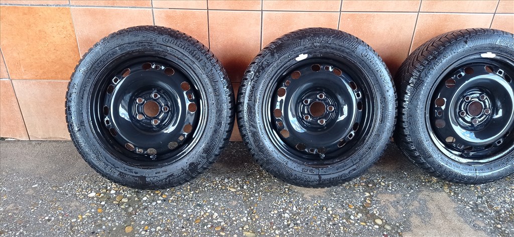 SKODA ROOMSTER 15" LEMEZFELNI 5X100 TÉLI 185/60R15 GUMIVAL OLCSÒN!!! 2. kép