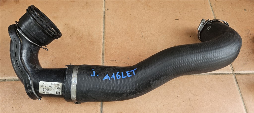 Opel Astra J 1.6 Turbo Intercooler cső A16let  13265270 1. kép