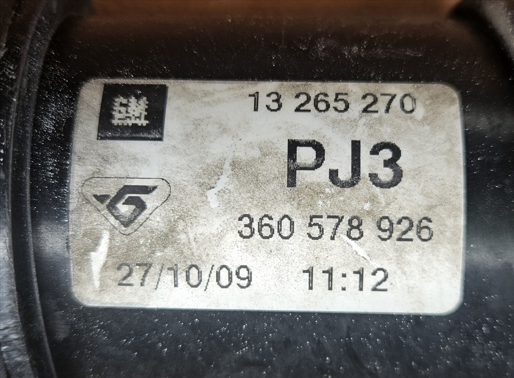 Opel Astra J 1.6 Turbo Intercooler cső A16let  13265270 3. kép