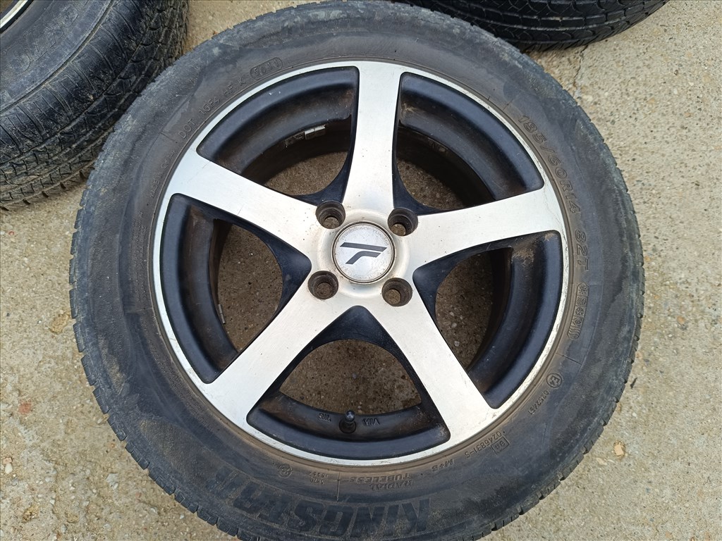 4x100 lyukosztású 6JJ 14" ET35 használt alufelni Threeface tuning Suzuki Swift Ignis 4. kép