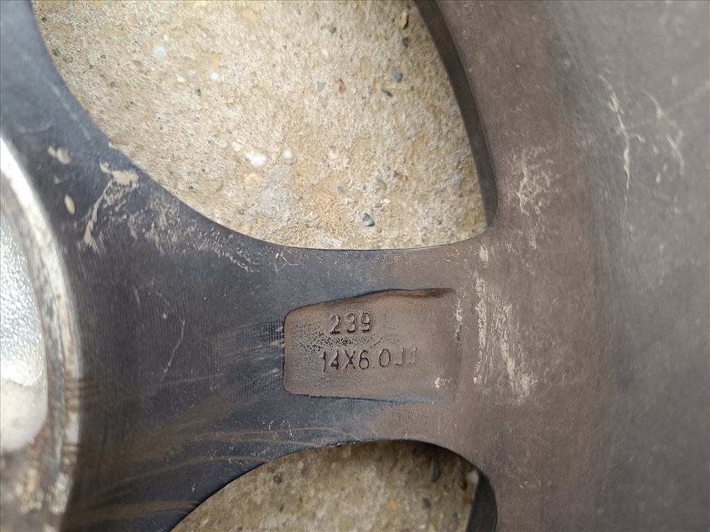 4x100 lyukosztású 6JJ 14" ET35 használt alufelni Threeface tuning Suzuki Swift Ignis 6. kép