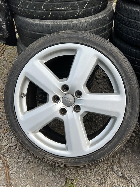 18 Gyari Audi A3 A4 A6 Javitas mentes alufelni garnitura nyarigumikkal!5x112.  8E0 601 025 AK  3. kép