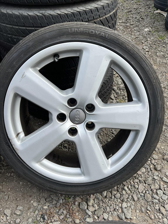 18 Gyari Audi A3 A4 A6 Javitas mentes alufelni garnitura nyarigumikkal!5x112.  8E0 601 025 AK  4. kép