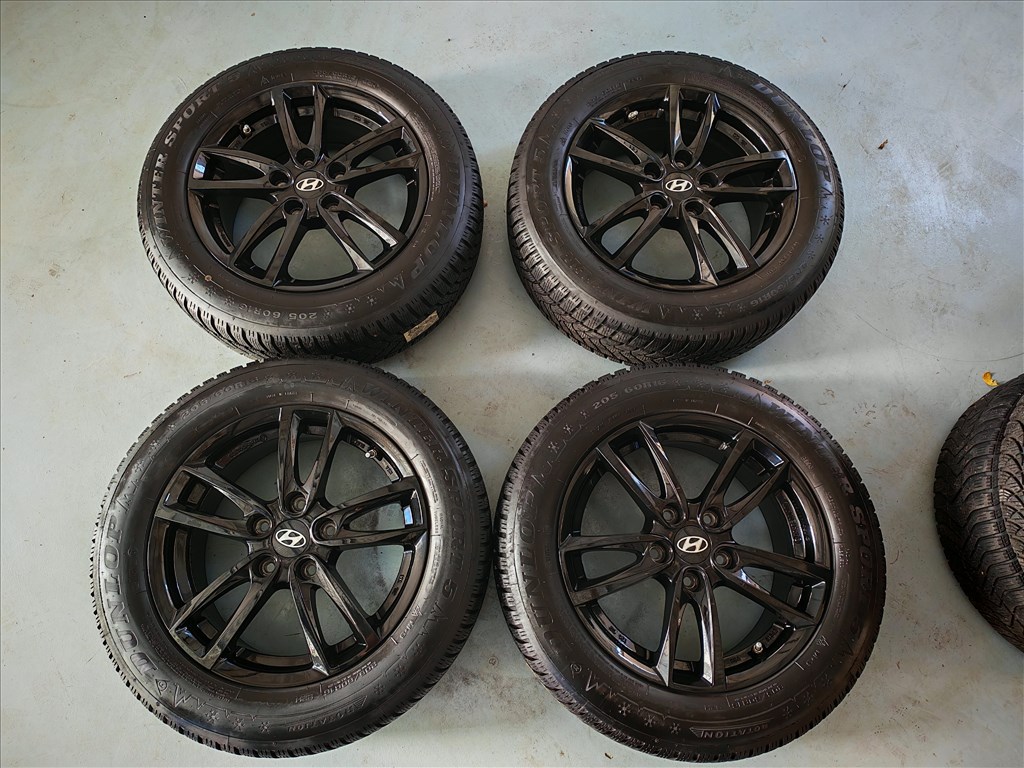 16" 5x114,3 Hyundai Kona, Kia alufelni szett újszerű téligumikkal +TPMS! 2. kép