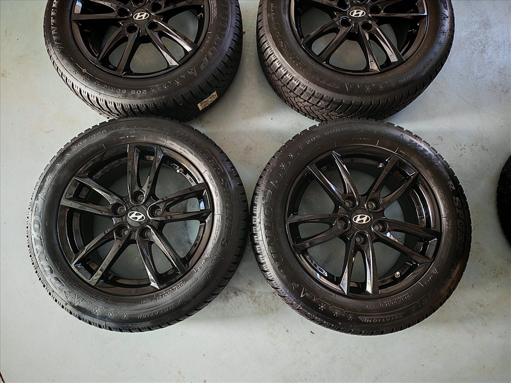 16" 5x114,3 Hyundai Kona, Kia alufelni szett újszerű téligumikkal +TPMS! 4. kép