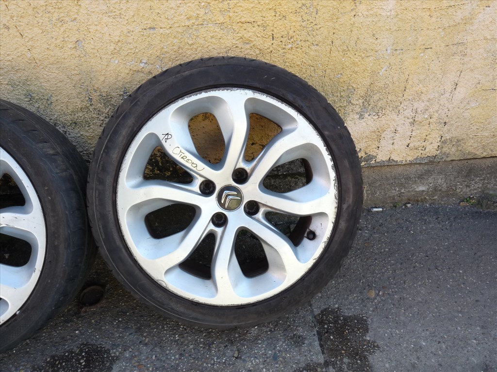  17" használt alufelni, rajta 205/45 használt gumi  8. kép