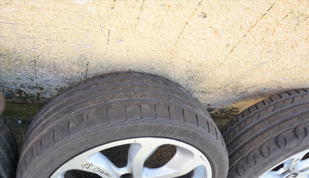  17" használt alufelni, rajta 205/45 használt gumi  11. kép