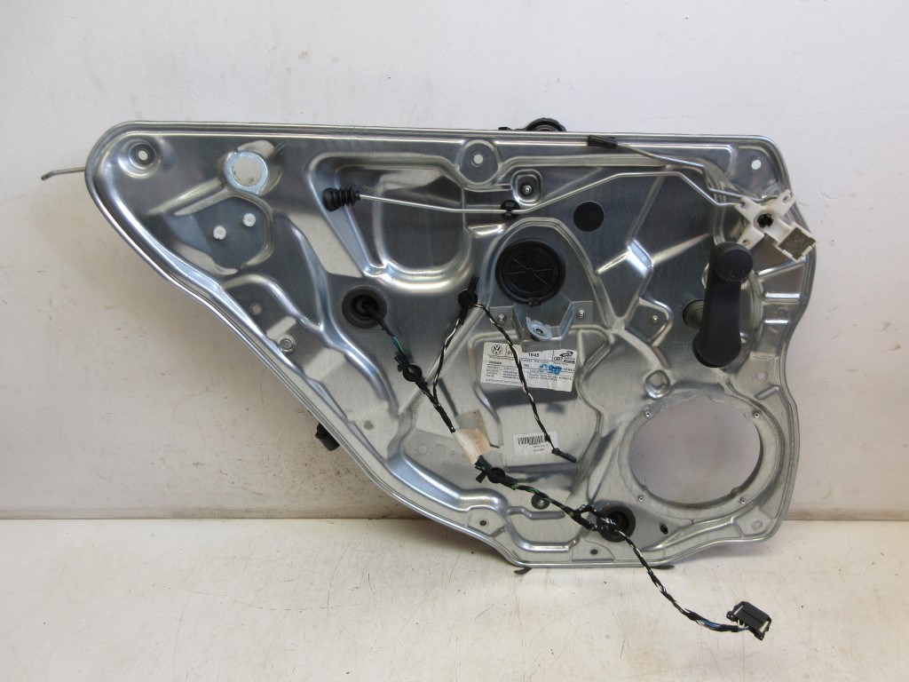 Volkswagen Polo (9N) bal hátsó Ablakemelõ szerkezet mechanikus 1. kép