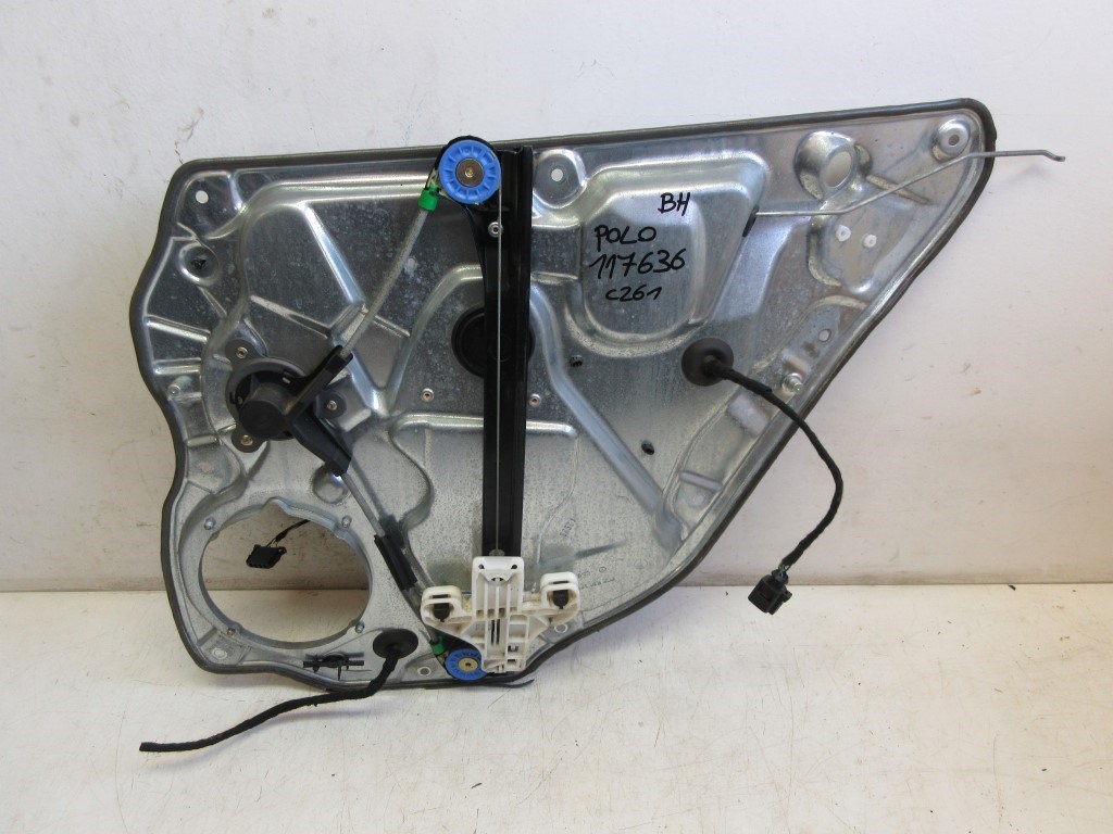 Volkswagen Polo (9N) bal hátsó Ablakemelõ szerkezet mechanikus 2. kép