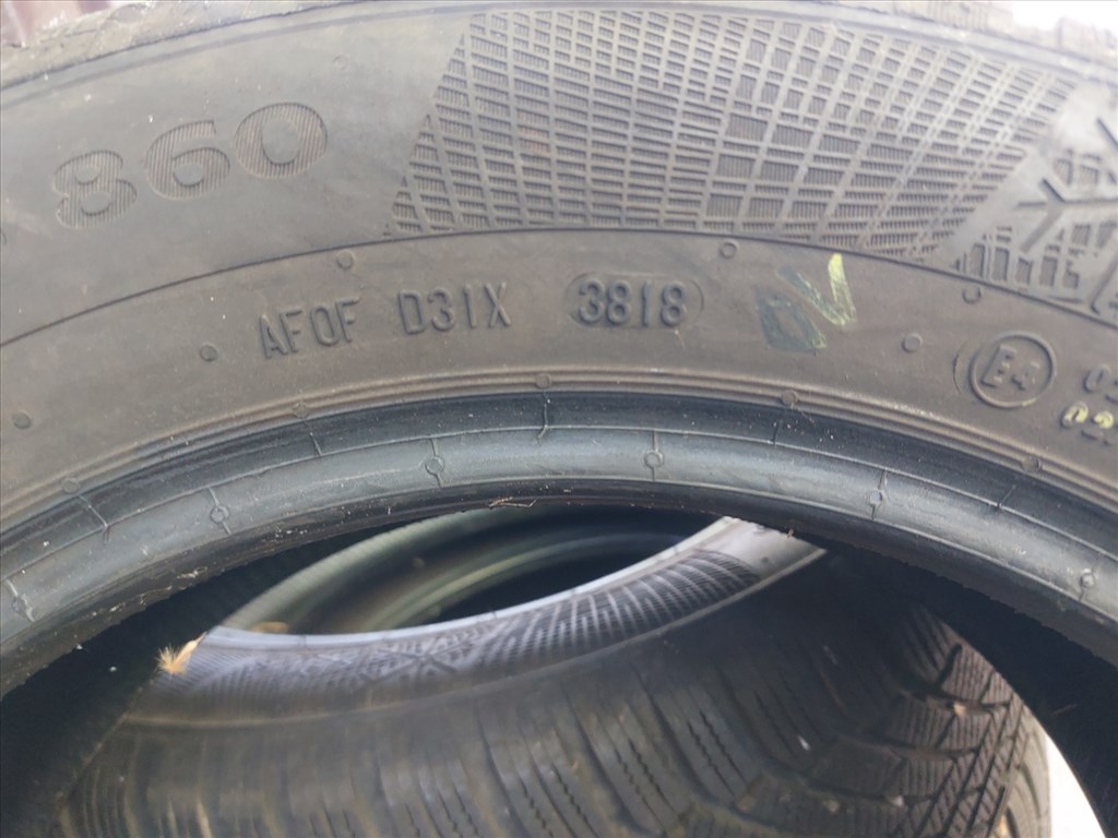  205/5516" használt Continental téli gumi gumi 1. kép