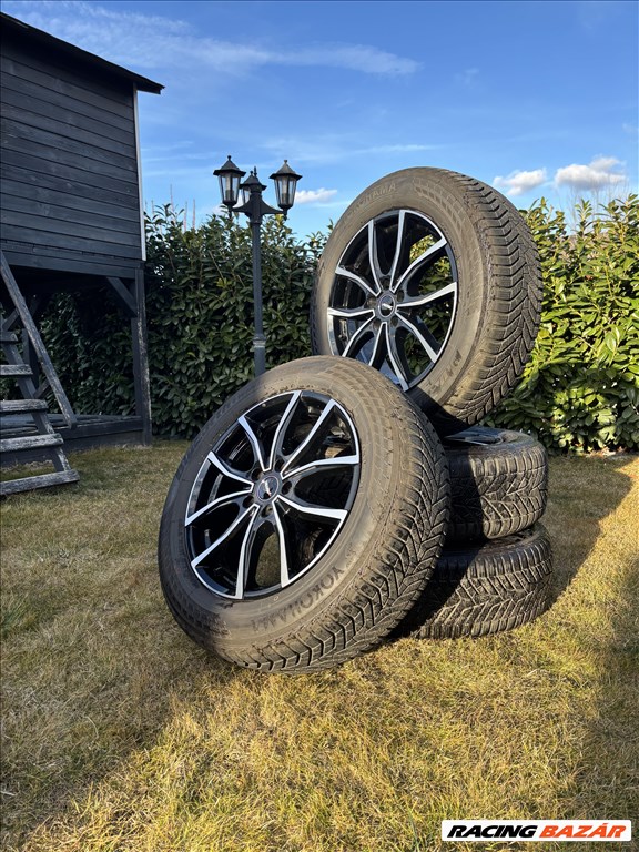  5x114.3 lyukosztású 18" újszerű Autec alufelni, rajta 225/60 újszerű Yokohama téli gumi gumi  5. kép