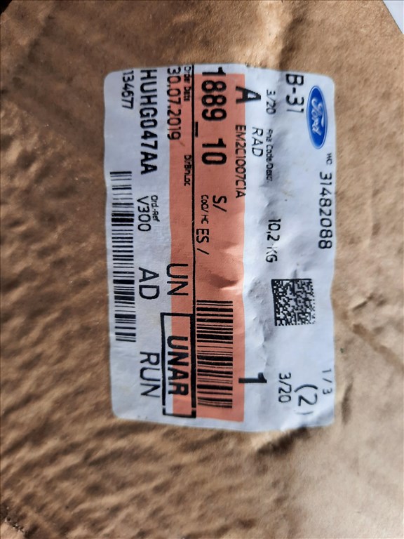  7,5JJ 17" használt Gyári lemezfelni 5. kép