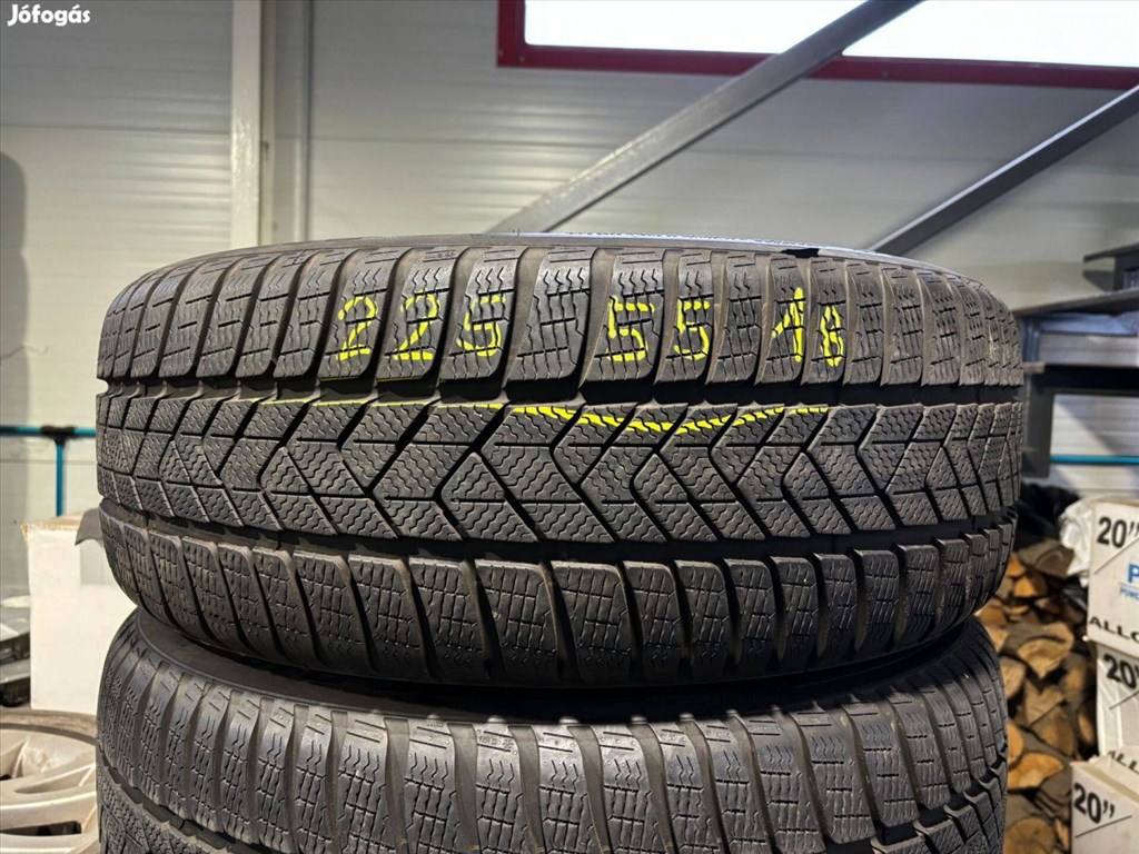 225/55 r18 Pirelli 6mm 2019 téligumi 2db eladó 225/55r18 1. kép