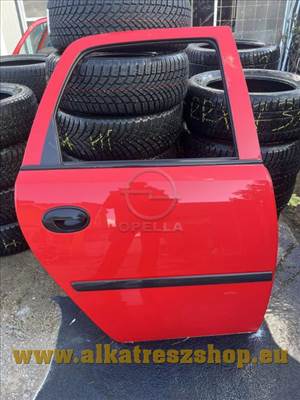 Opel Meriva A jobb hátsó ajtó üresen. Piros