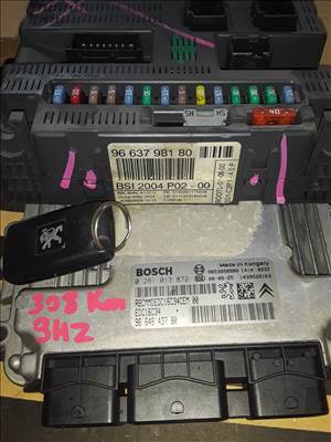 Peugeot 308 1.6 HDI ECU BSI Szett EDC16C34