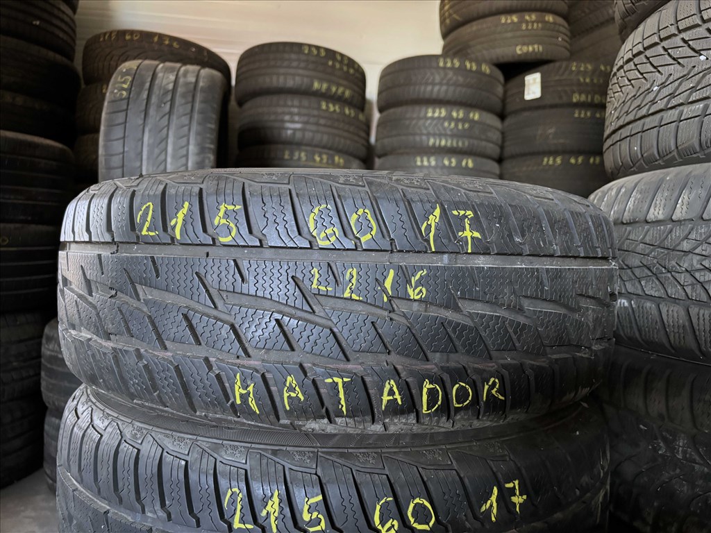 215/60 r17 Matador 7,8mm téligumi 4db eladó 215/60r17 garnitúra 1. kép