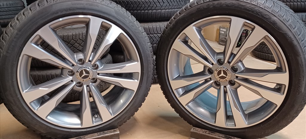 Mercedes W222 S klasse 5x112 8,5x19 245/45 R19 téli gumikkal 4db 5. kép