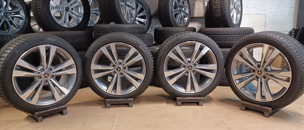 Mercedes W222 S klasse 5x112 8,5x19 245/45 R19 téli gumikkal 4db 6. kép