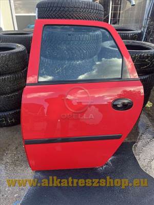 Opel Meriva A bal hátsó ajtó üresen. Piros