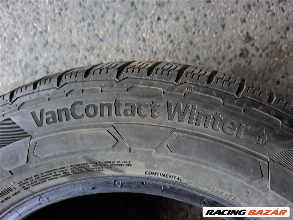 2db 215/65 R16C Continental Vancontact Winter Téli teherautó gumi eladó!!! (DOT2018) 4. kép