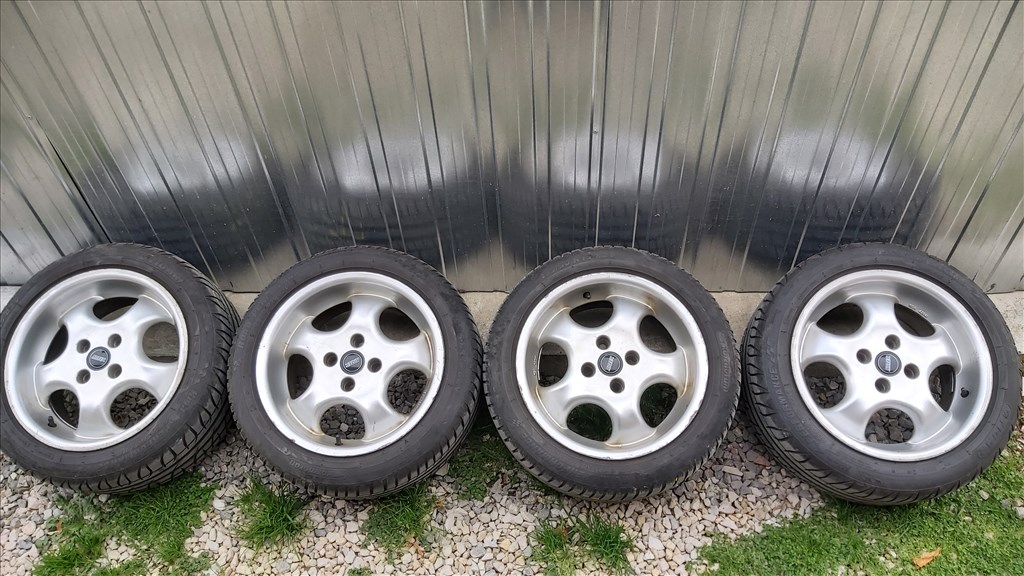  4x100 lyukosztású 15" használt Artec alufelni, rajta 195/50 használt Kormoran nyári gumi gumi  1. kép