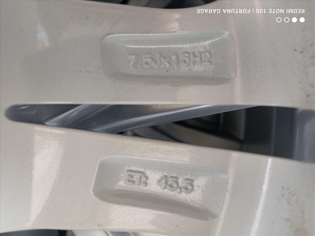 5x112 16" Mercedes használt alufelni garnitúra 7. kép