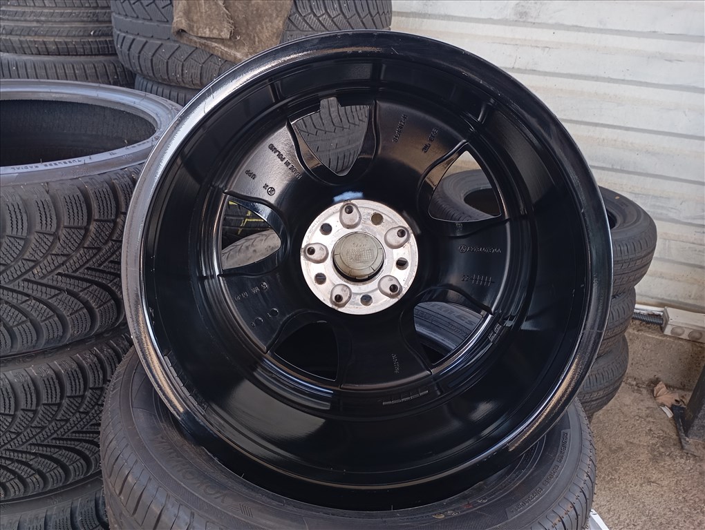 4 db gyári Mercedes alufelni 5x112 8x18 ET43 kf 66,6 mm A2134013700 6. kép