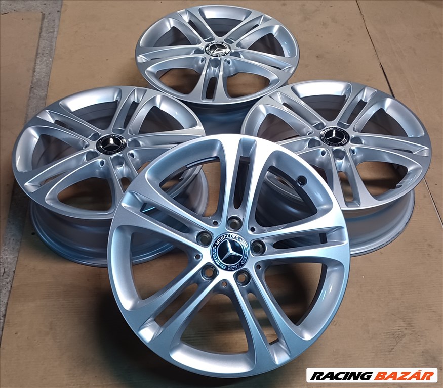 Mercedes W177 A B CLA alufelnik 5x112 6,5x17 ET44 KF66.6 4db 2. kép